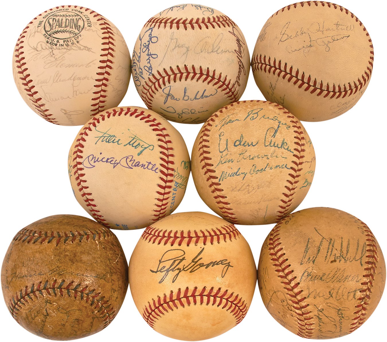Baseball Autographs - Legendary Baseball Autograph Collection with Walter Johnson, Ott & Clemente (8)