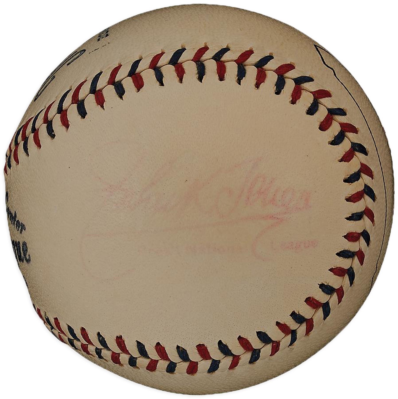 Baseball Equipment - Official National League Baseball with John K. Tener as President