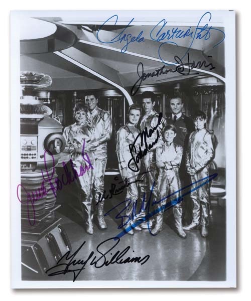 "Lost in Space" Cast Signed 8 x 10" Photo