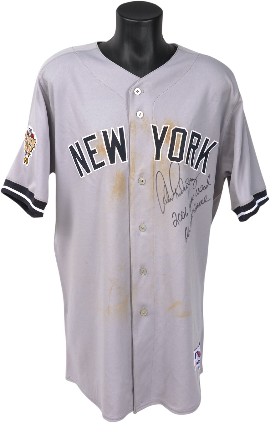 Baseball Equipment - 2006 Alex Rodriguez All-Star "Pounded" Signed Game Worn Jersey (Photomatched & A-Rod LOA)