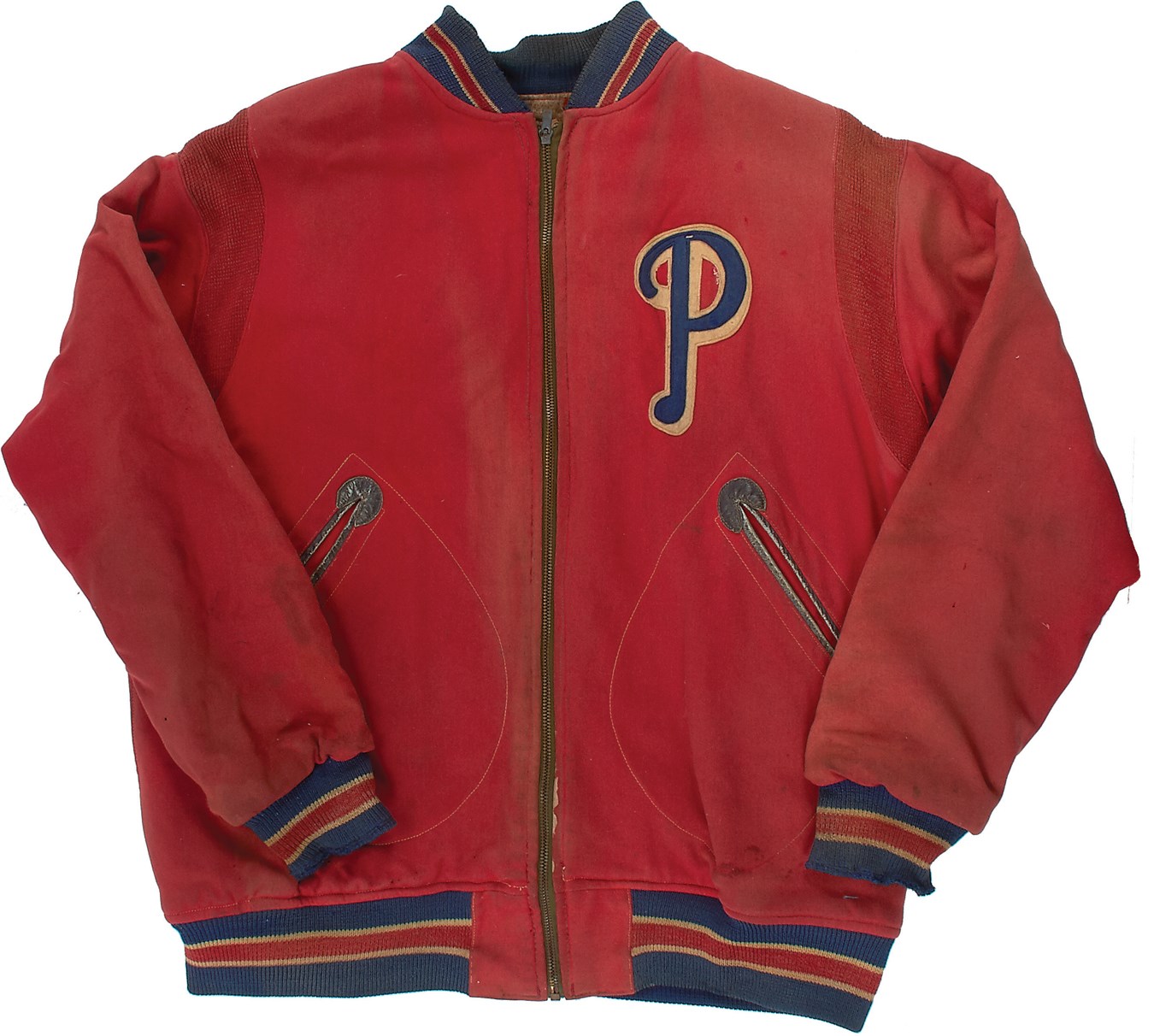 Baseball Equipment - 1947 Al Jurisich Game Worn Philadelphia Phillies Jacket