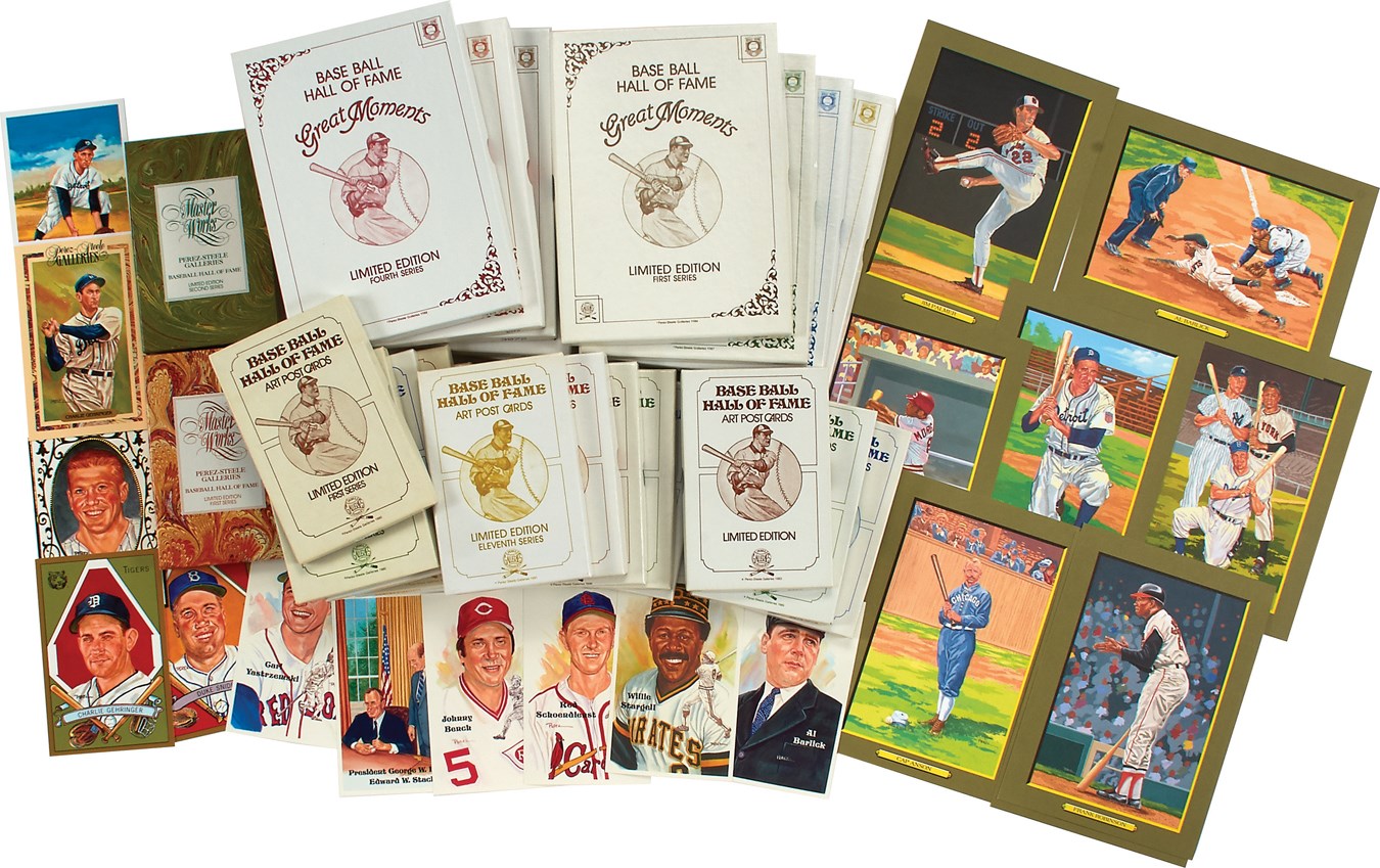 Baseball Memorabilia - Perez-Steele Hall of Fame Collection of Complete Sets