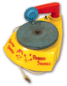 Howdy Doody - Howdy Doody Plastic Phono-Doodle with Rare Original Box