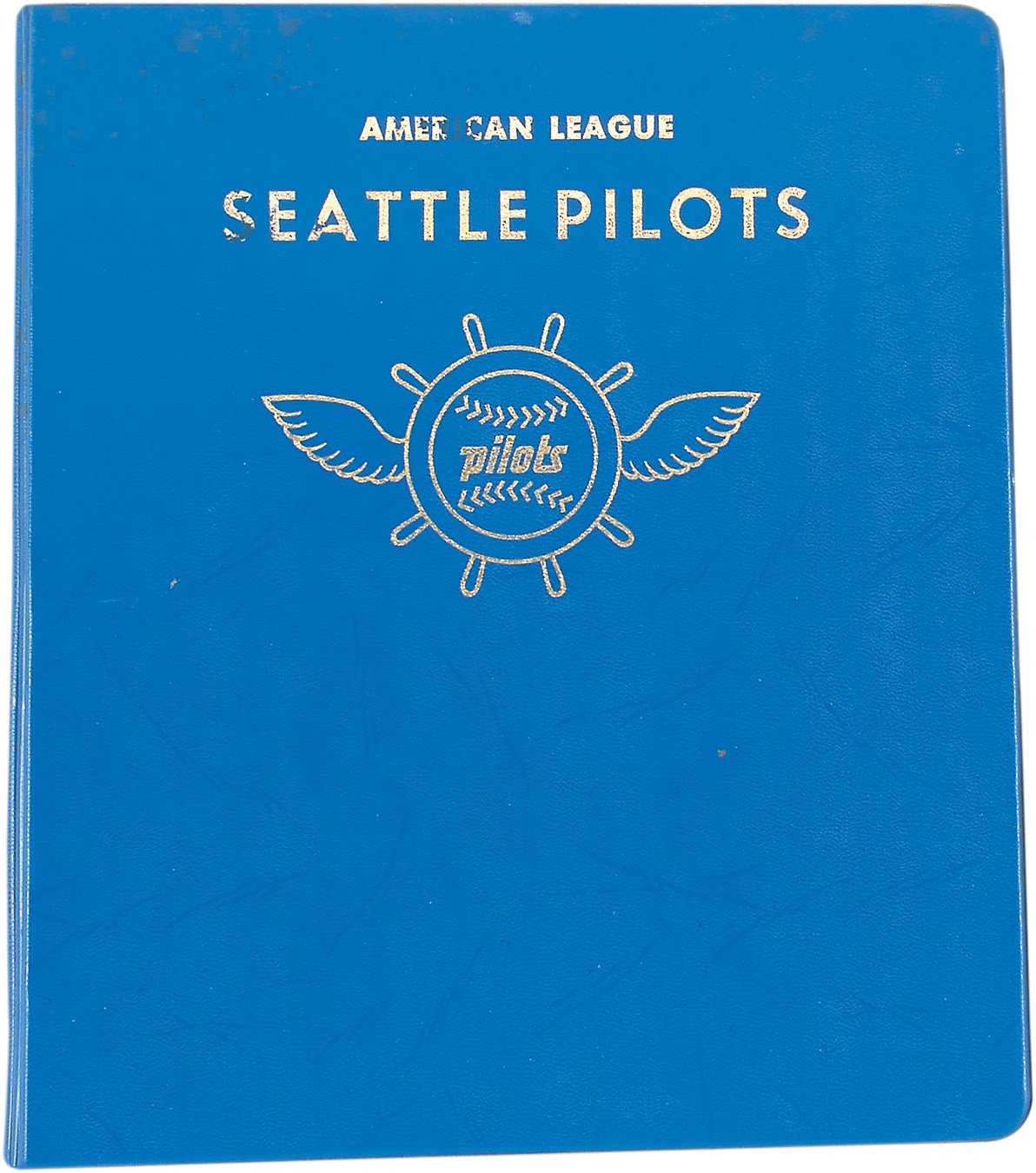 Baseball Memorabilia - 1969 Seattle Pilots Expansion Draft Prospectus in Original Pilots Binder & Sick's Stadium Remodeling (2)