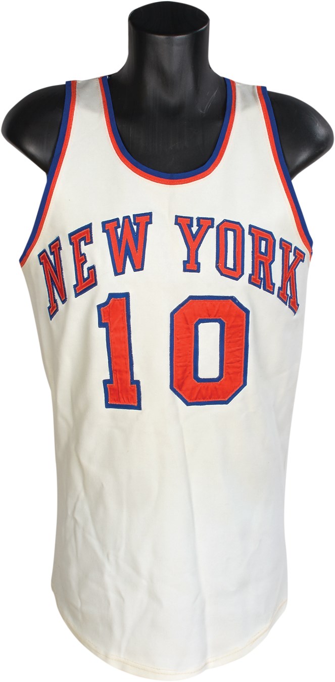 Early 1970's Walt Frazier Game Worn New York Knicks Jersey