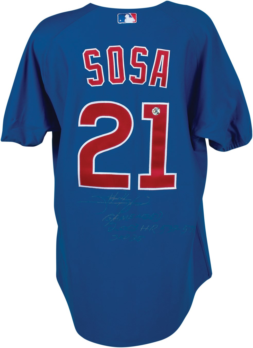 Chicago Cubs & Wrigley Field - 2003 Sammy Sosa Signed Game Worn Career HRs #537 & #538 Jersey