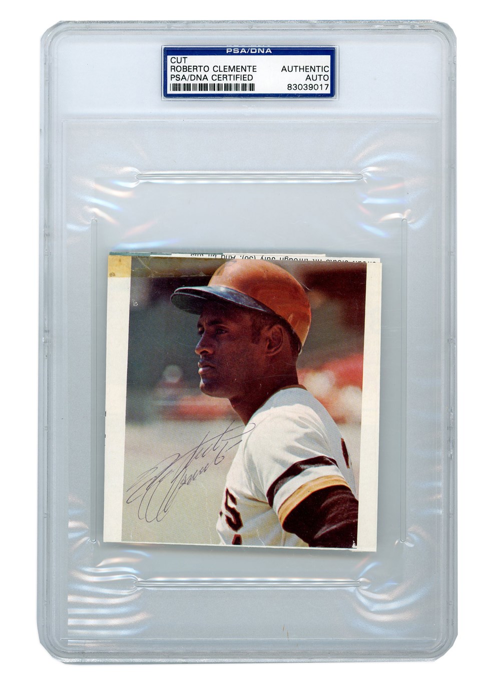 Clemente and Pittsburgh Pirates - Roberto Clemente Signed Magazine Photograph (PSA)