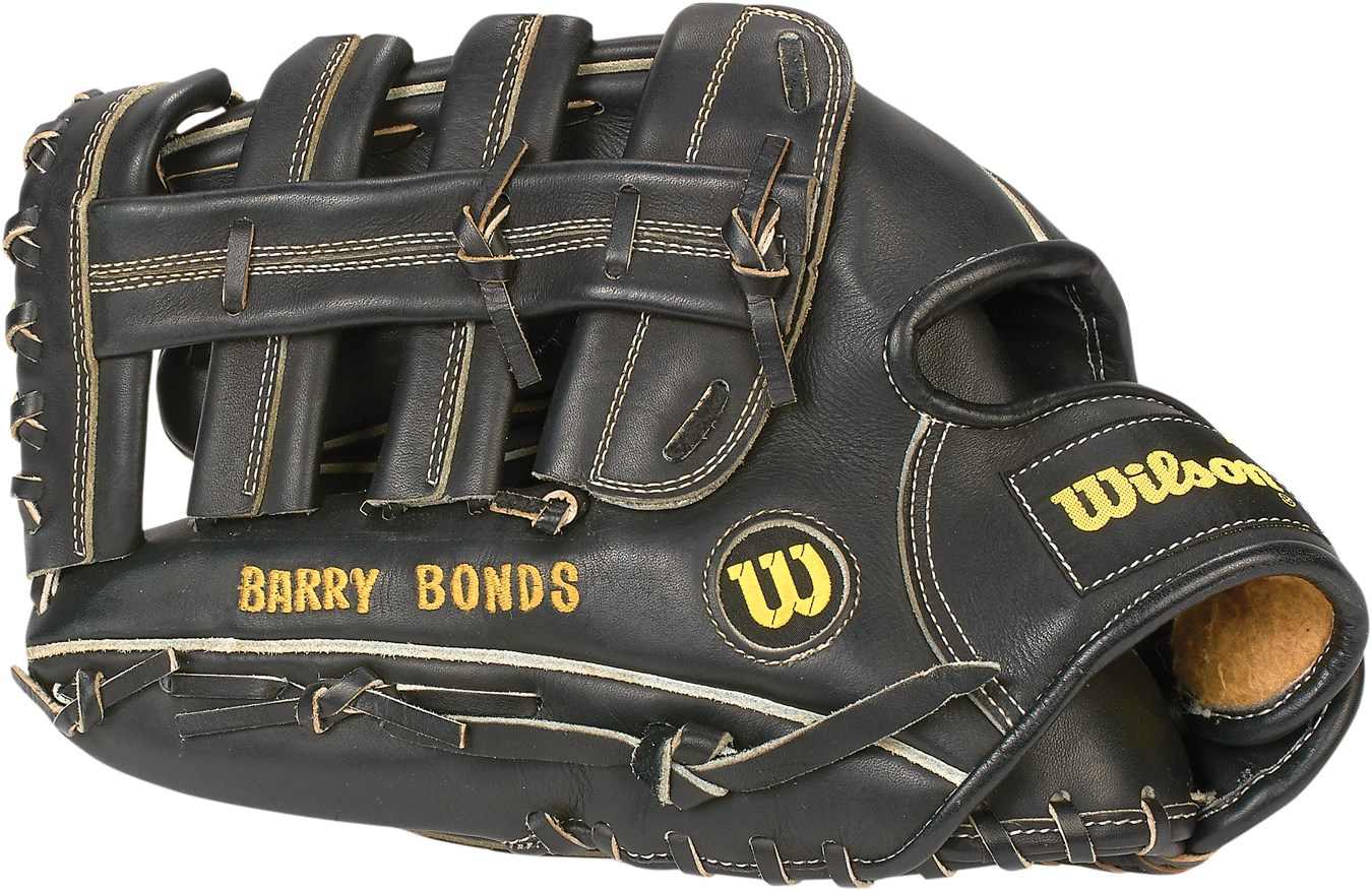 Clemente and Pittsburgh Pirates - Circa 1991 Barry Bonds Pittsburgh Pirates Game Used Glove