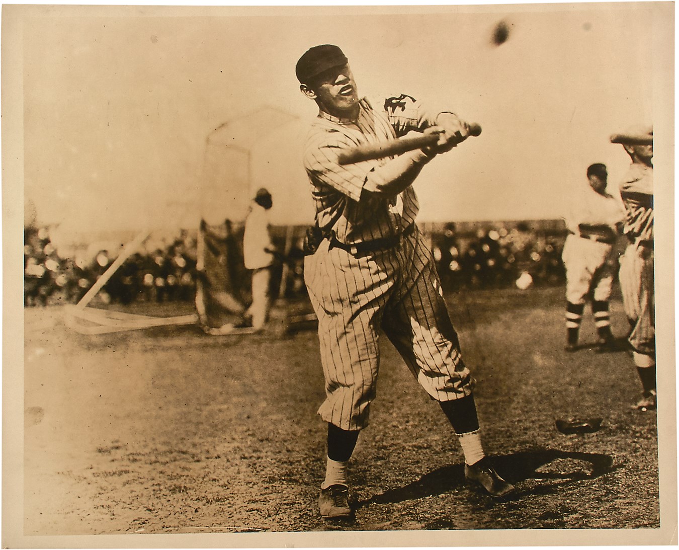 Early Baseball - Jim Thorpe 1913 World Champion NY Giants Oversized Press Photo