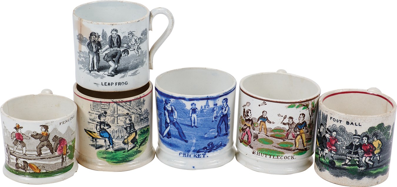 Early 1900s Football, Baseball & All-Sports Porcelain (30)