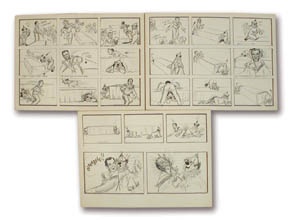 Howdy Doody - Original Milt Neil Howdy Doody Storyboards