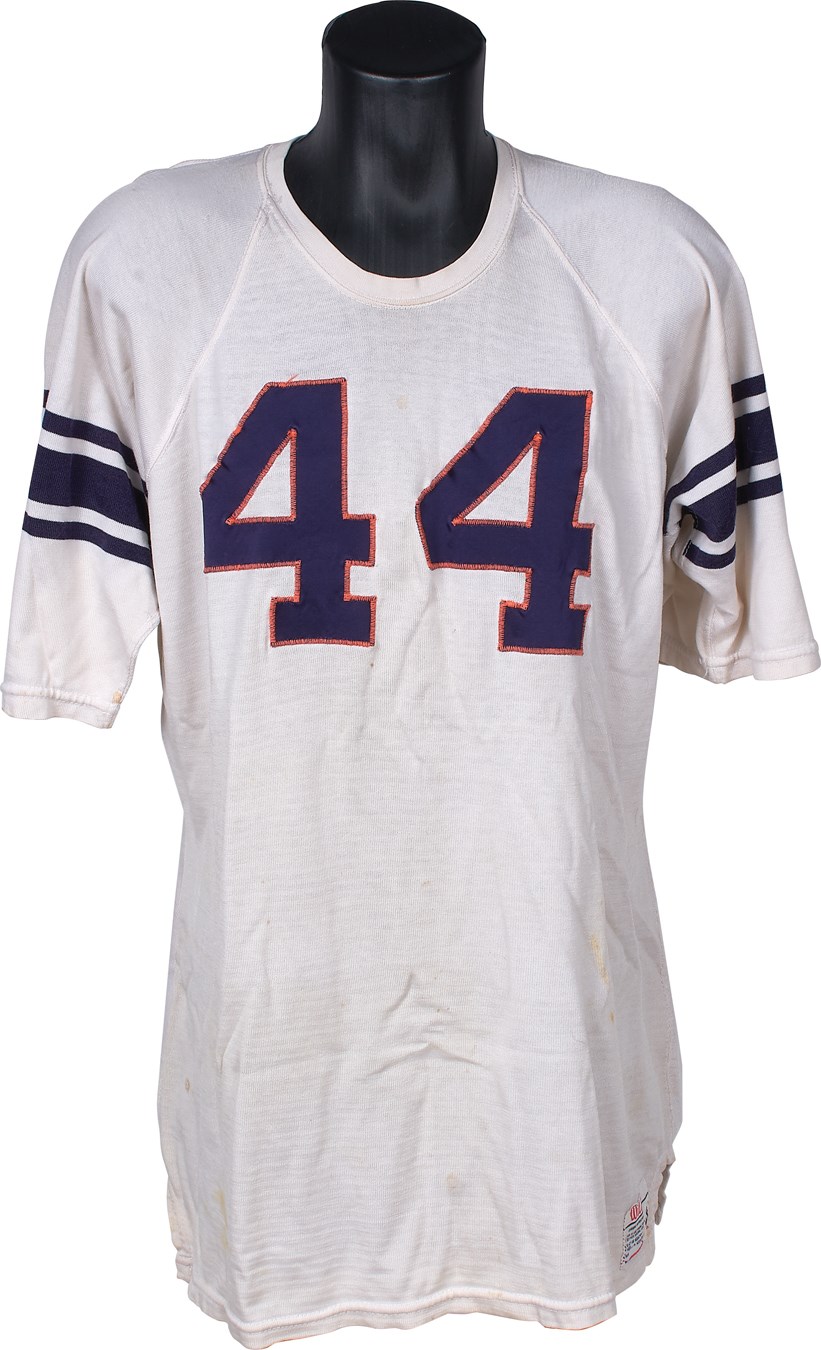 - 1960-61 Ernie Davis Heisman Trophy Winning Syracuse University Game Worn Jersey