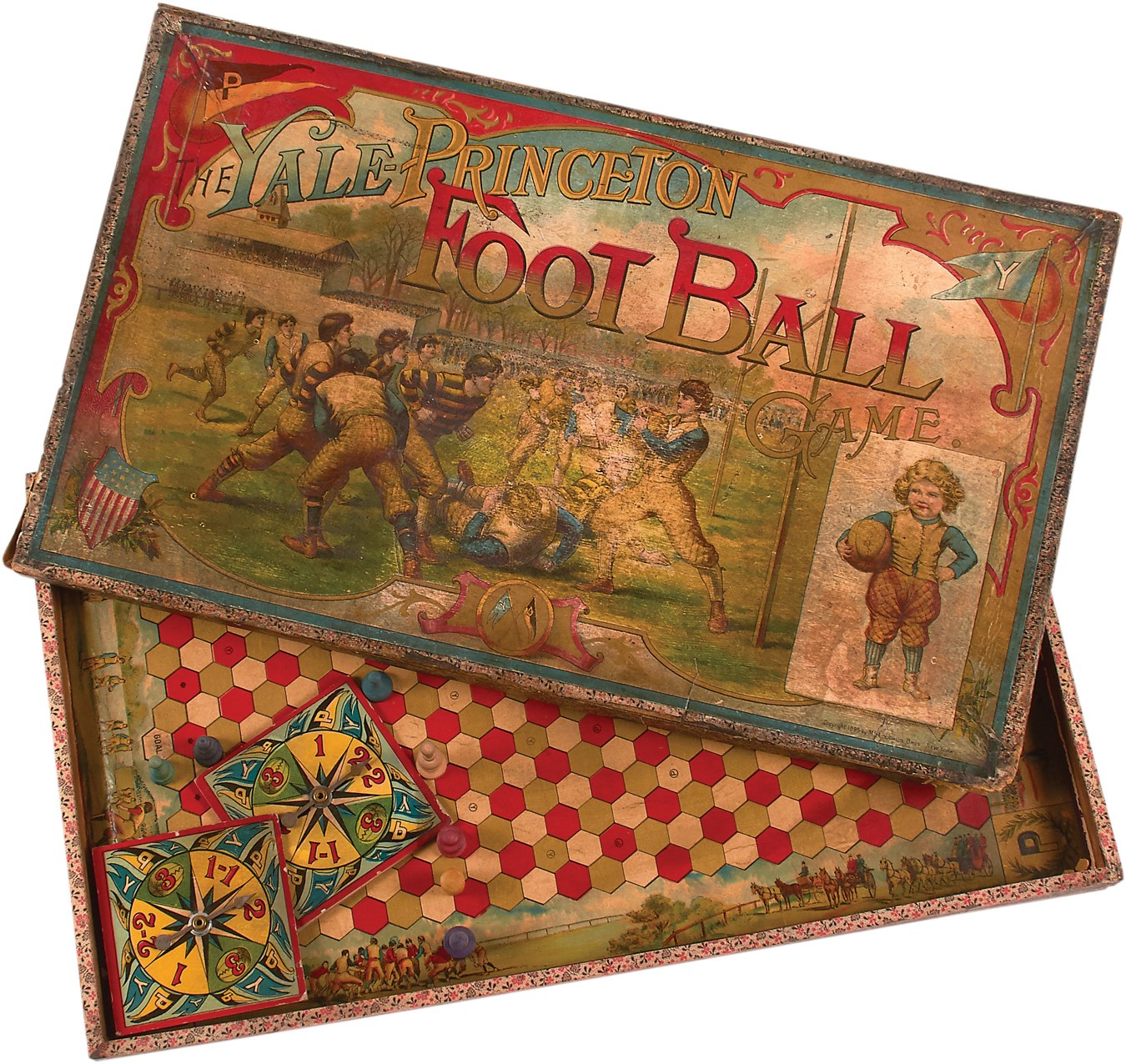 1895 Yale-Princeton Football Game by McLoughlin