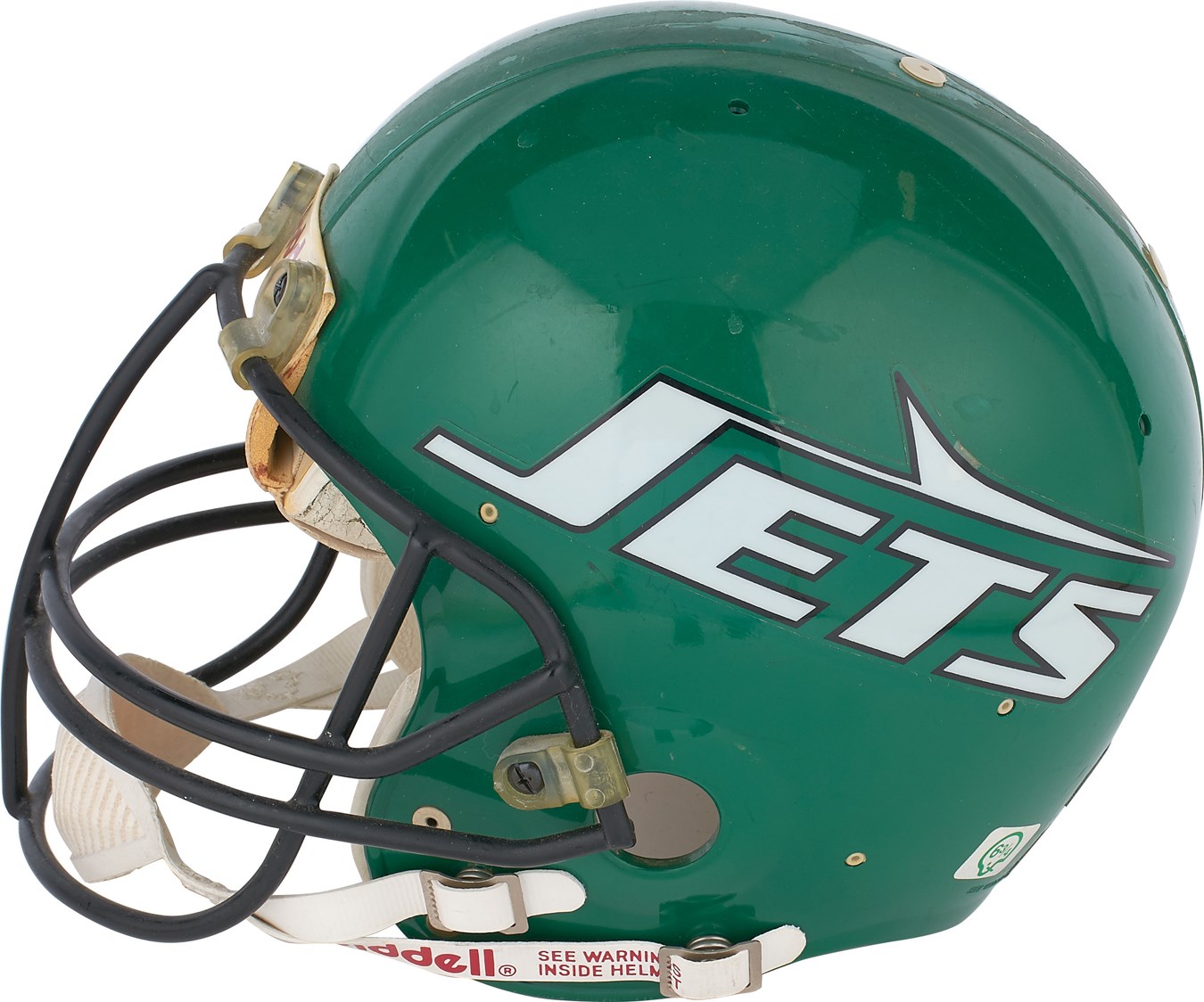Football - Circa 1990 Blair Thomas New York Jets Game Worn Helmet