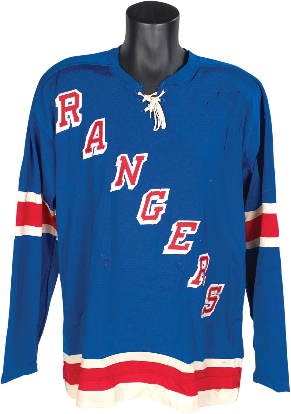 Hockey - Mid-1970s Brad Park New York Rangers Game Worn Jersey