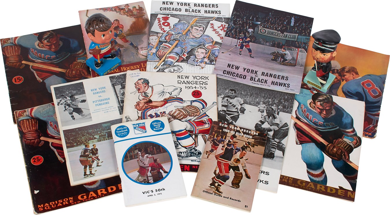 Hockey - Earliest New York Rangers Program Collection and More (69)
