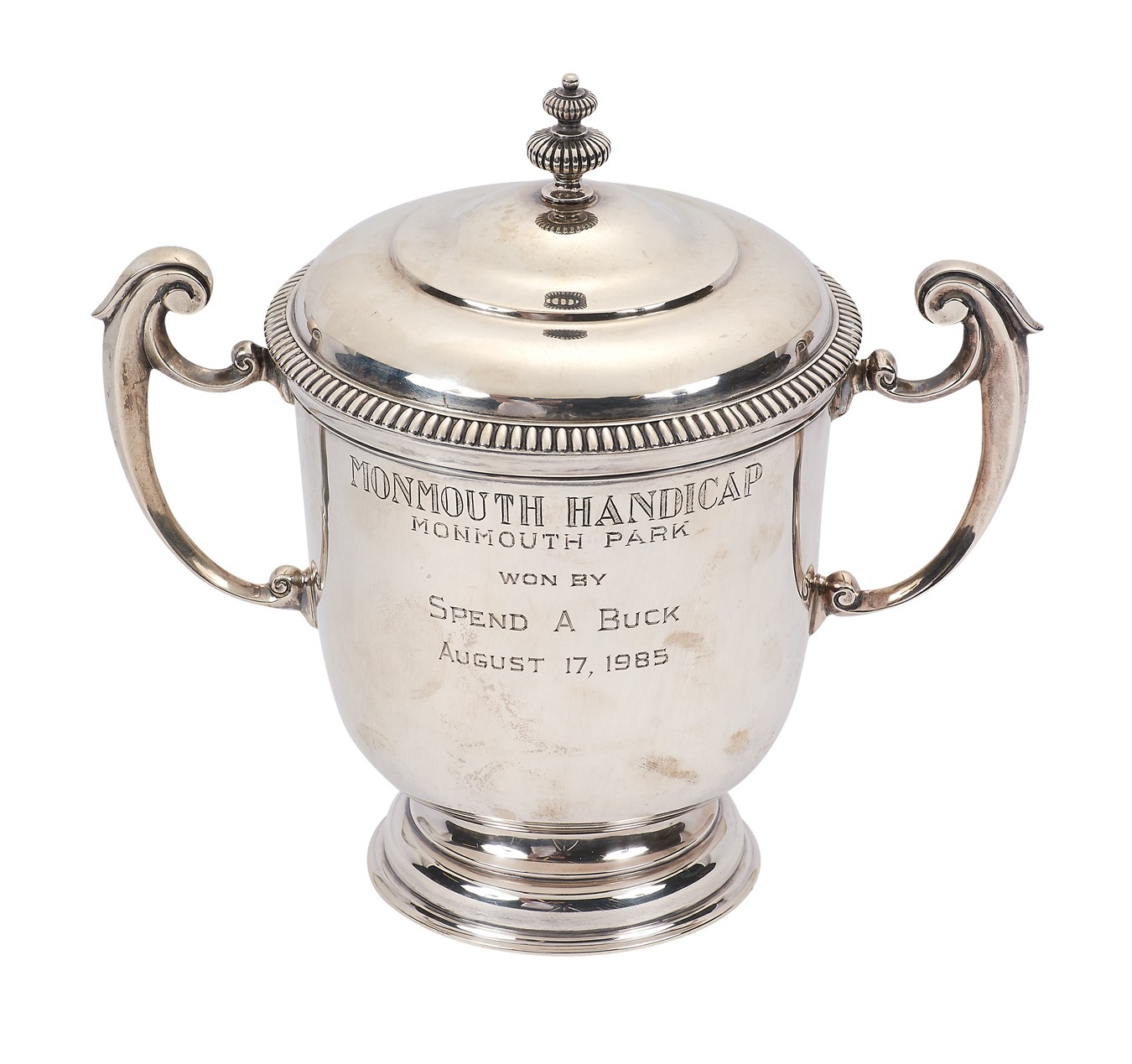 1985 Spend A Buck Monmouth Handicap Trophy