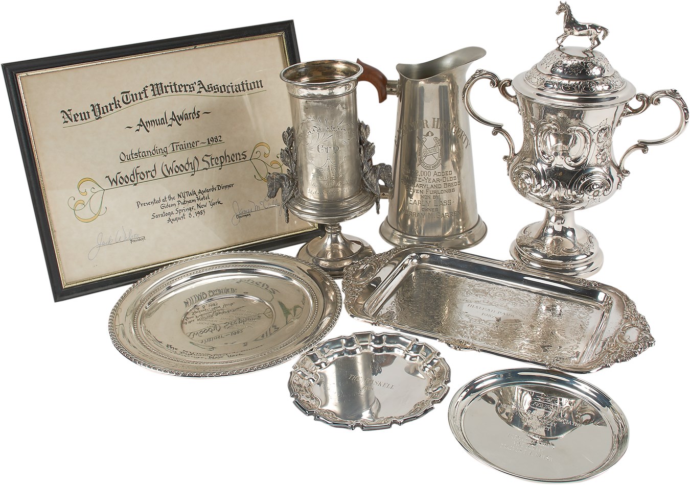 Special 19th & 20th Century Horse Racing Trophies & Awards (8)