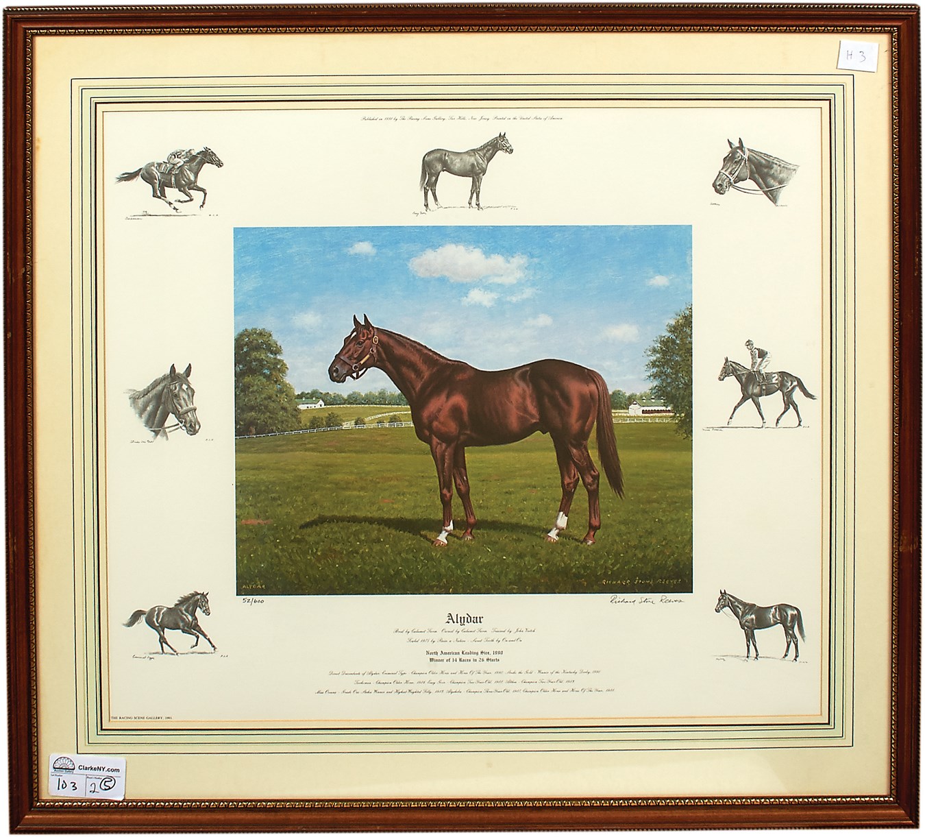 Horse Racing - Splendid Signed Art Prints by Richard Stone Reeves (6)