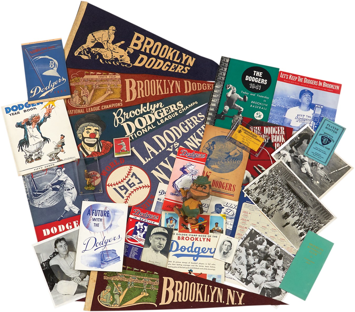 Jackie Robinson & Brooklyn Dodgers - Fabulous Brooklyn Dodgers Collection (100+)