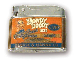 - California Carrots Howdy Doody Cigarette Lighter