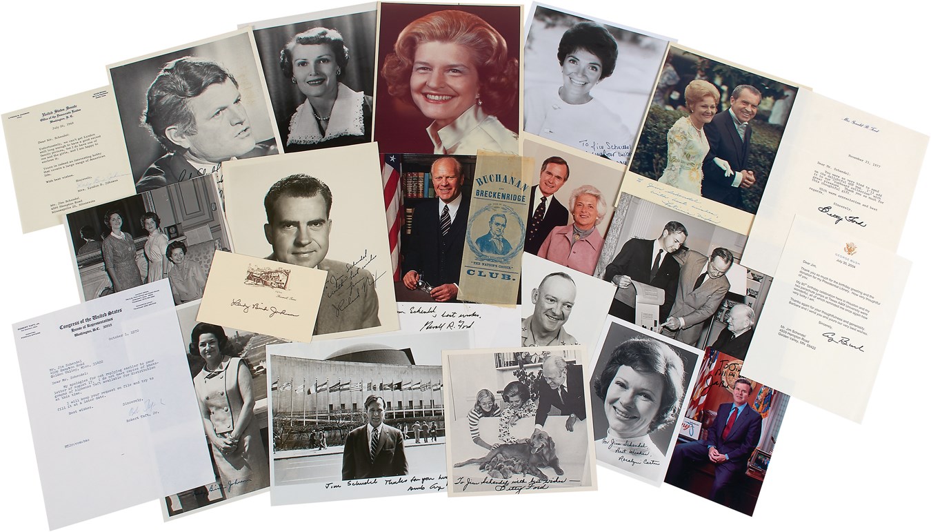 Jim Schendel Autograph Collection - Presidents & Family Members Autograph Collection - 22 Presidents (300+)