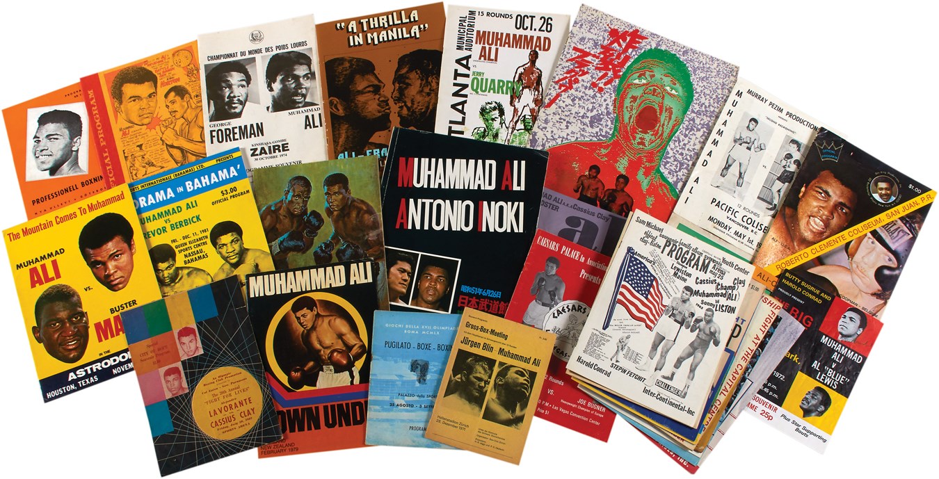- Unbelievable Cassius Clay & Muhammad Ali On-Site Programs w/Rarities (75) – Some Signed