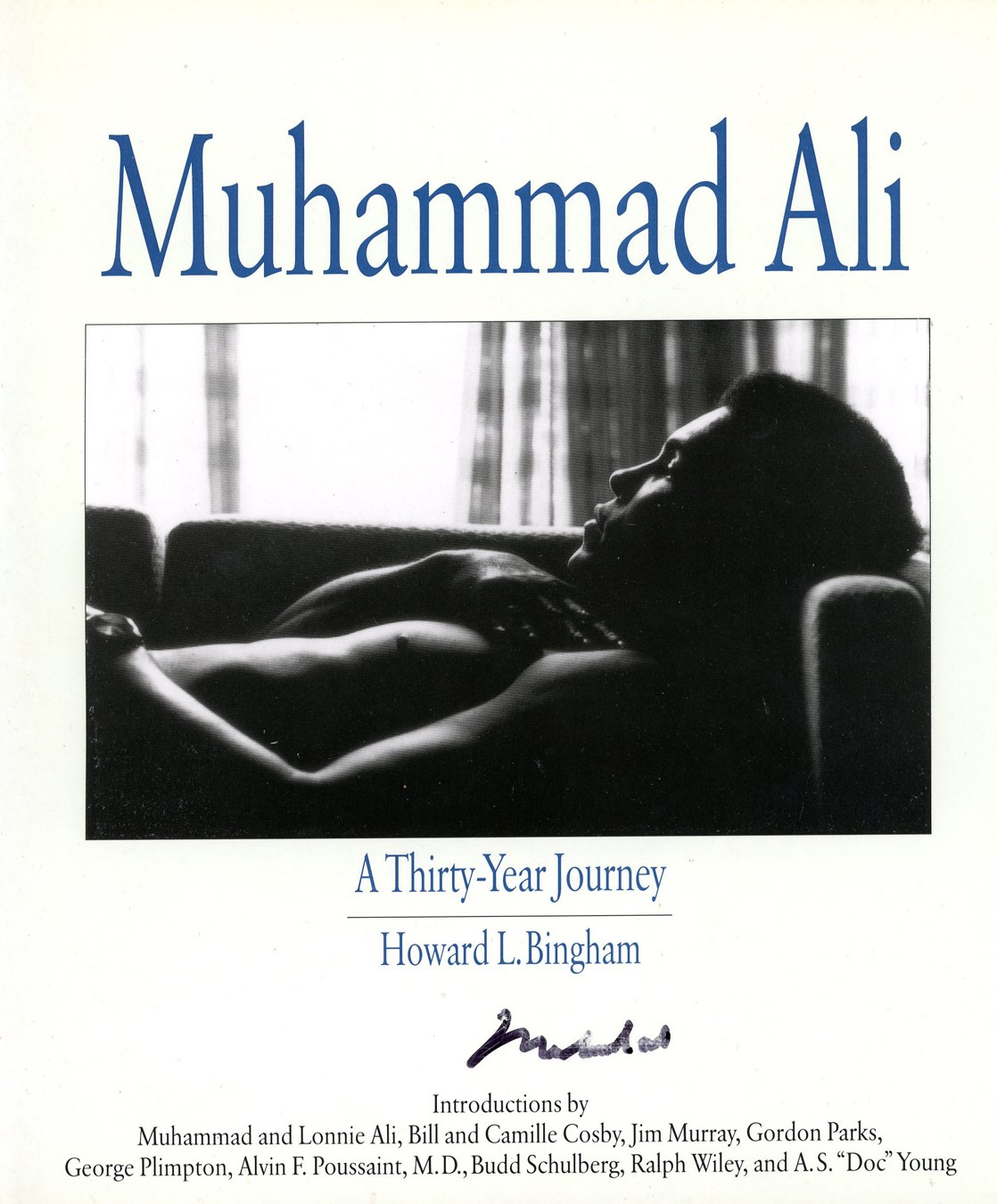 Muhammad Ali & Boxing - 1993 "Muhammad Ali: A Thirty Year Journey" Book - Signed by Ali 8 Times (PSA/DNA)