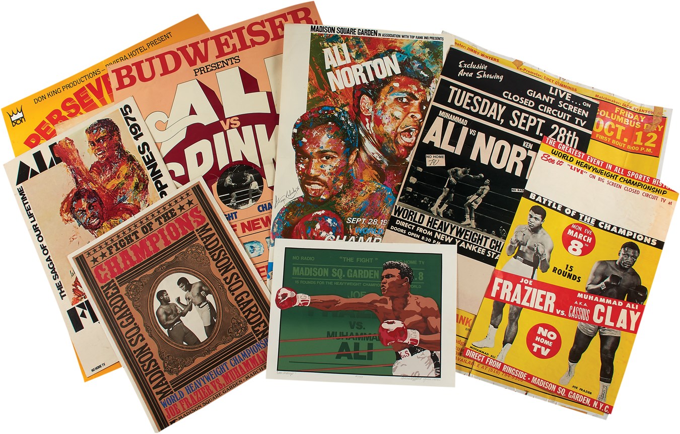 - Muhammad Ali Posters & Boxing Collection (10)