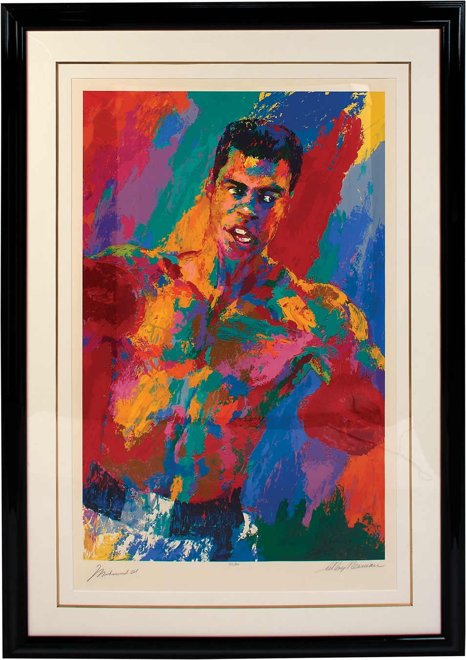 - Muhammad Ali Signed "Athlete of the Century" Limited Edition Serigraph by LeRoy Neiman