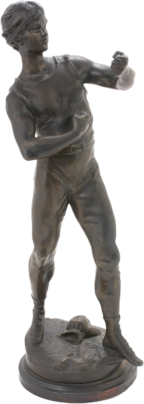 19th Century Boxing Bronze by Louis Auguste Moreau (1855-1919)