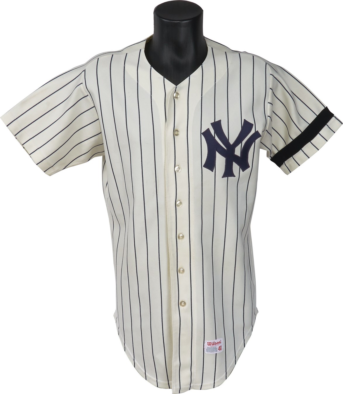 1978 Willie Randolph Game Worn World Series Game 2 Yankees Jersey (Photomatched)
