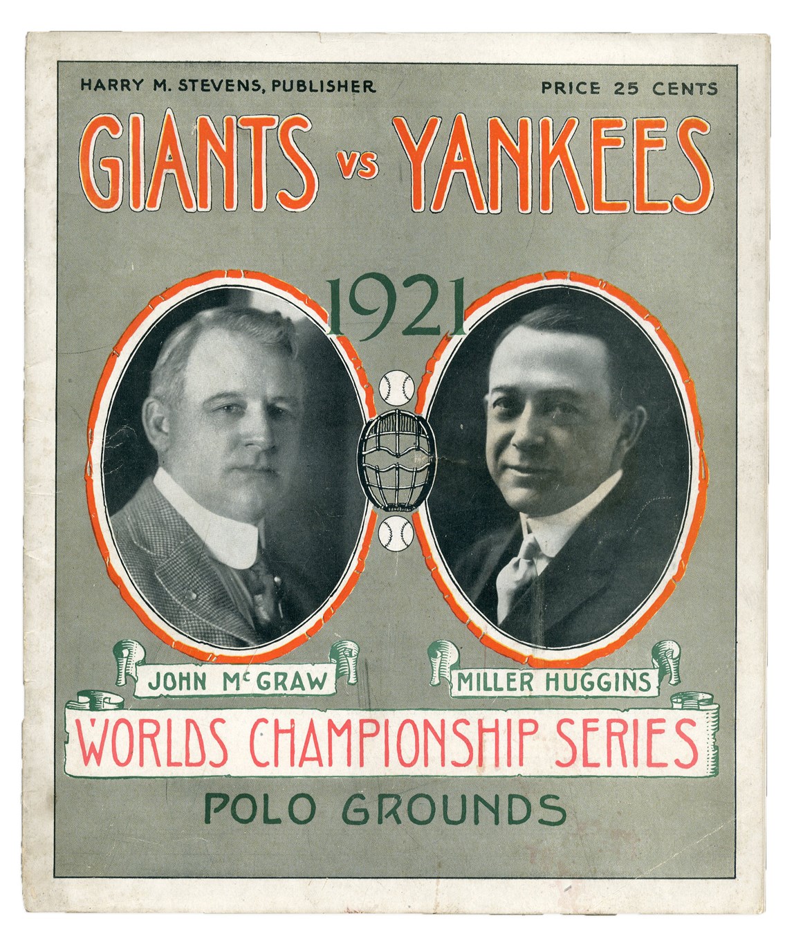 NY Yankees, Giants & Mets - 1921 & 1922 World Series Programs with Autographs