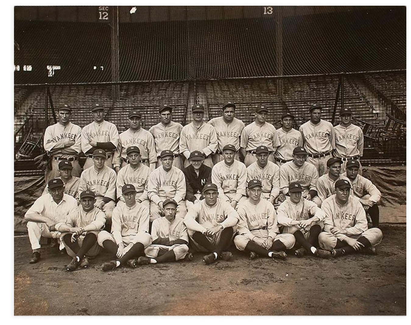 NY Yankees, Giants & Mets - 1927 New York Yankees Original Team Photograph