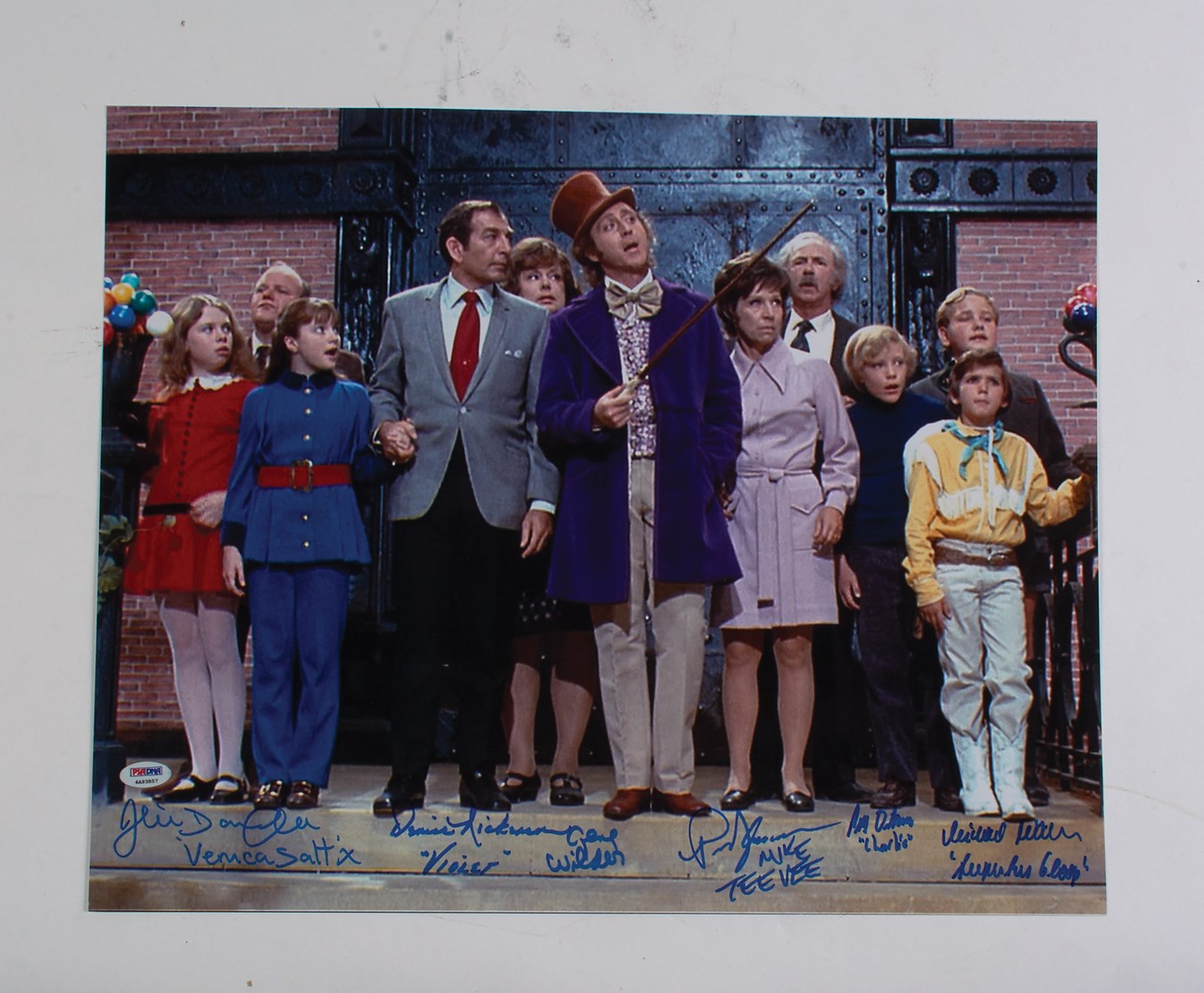 Pop Culture Autographs - Willie Wonka 16x20" Cast-Signed Photograph with Gene Wilder - PSA/DNA