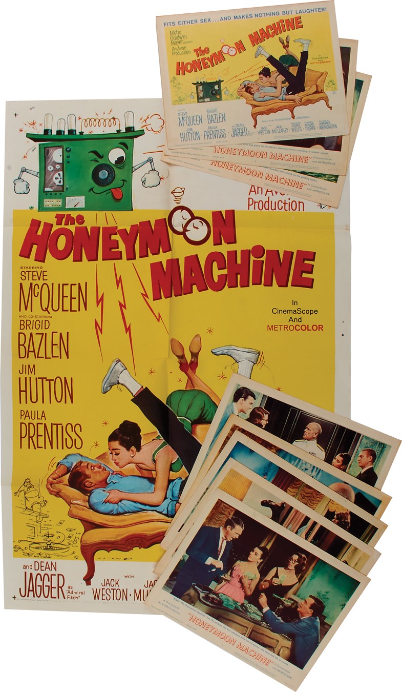 Pop Culture Autographs - Steve McQueen Vintage Posters & Cards