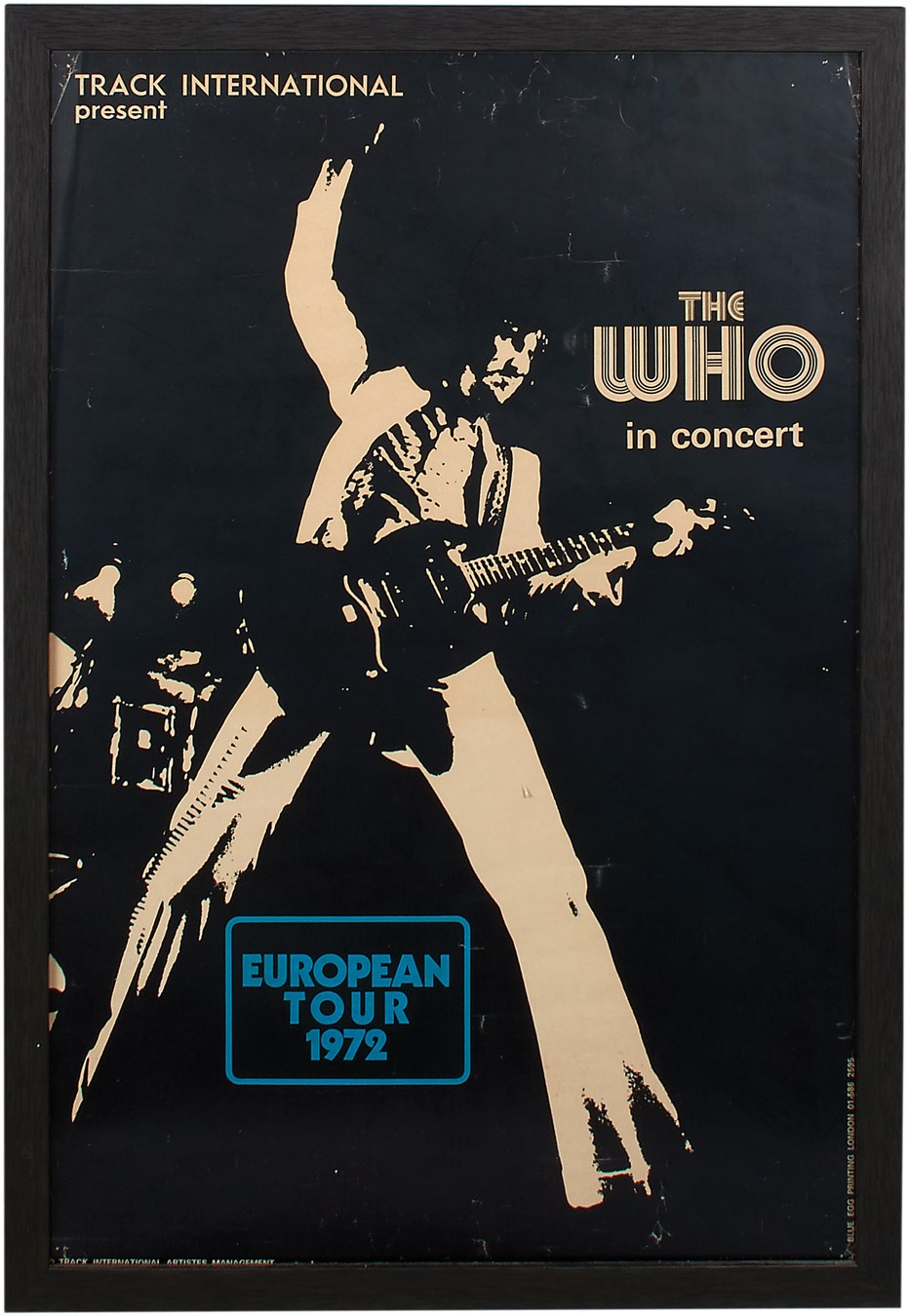 Rock 'N' Roll - 1972 The Who European Tour Poster