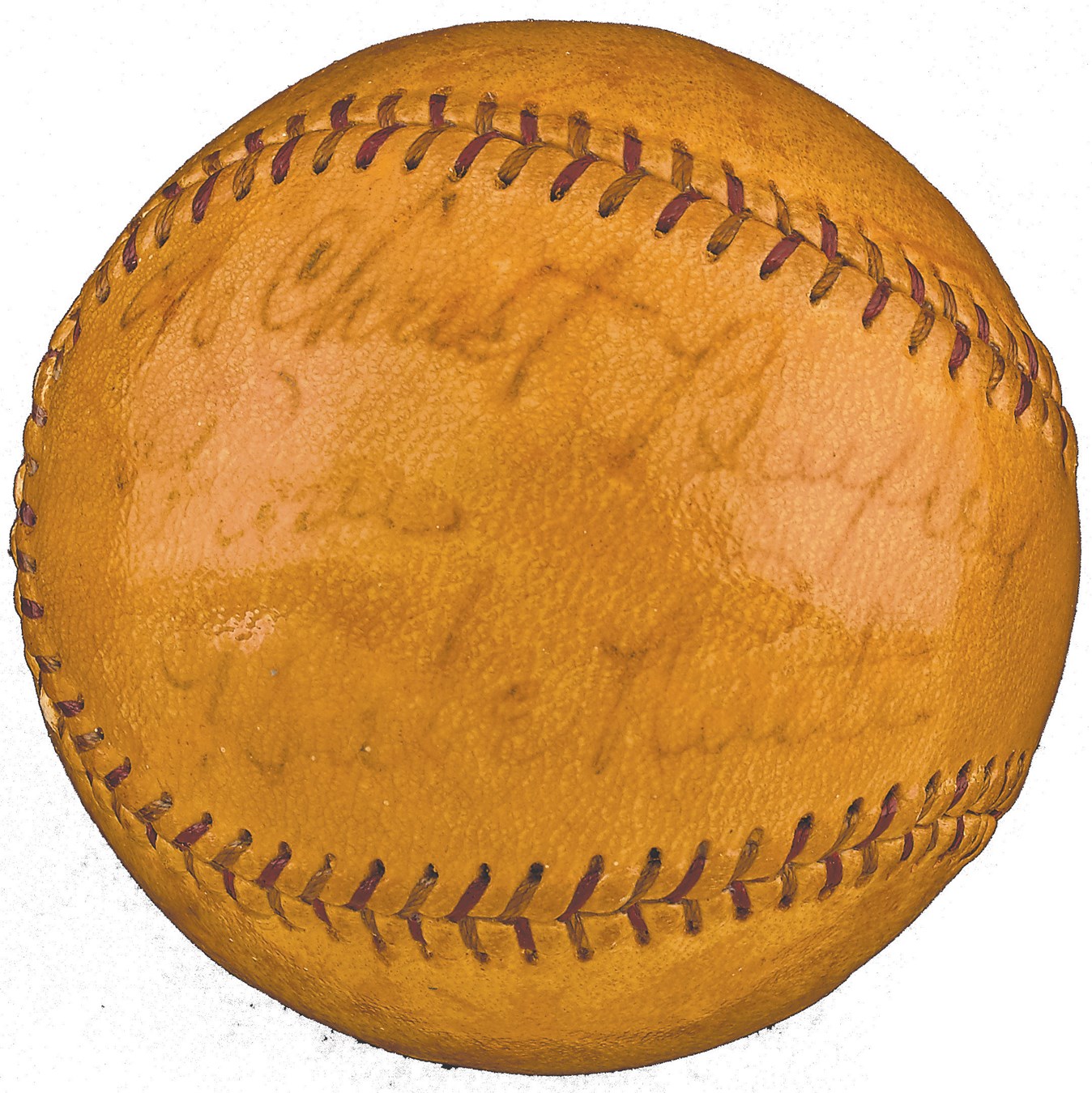 Ruth and Gehrig - Babe Ruth Signed Inscribed "To Christ" Baseball (JSA)