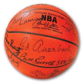 - 1962-63 Boston Celtics Team Signed Basketball
