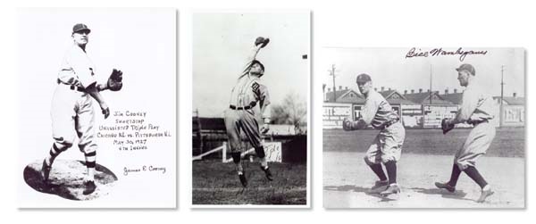 - Unassisted Triple Play Signed Photograph Collection (6)
