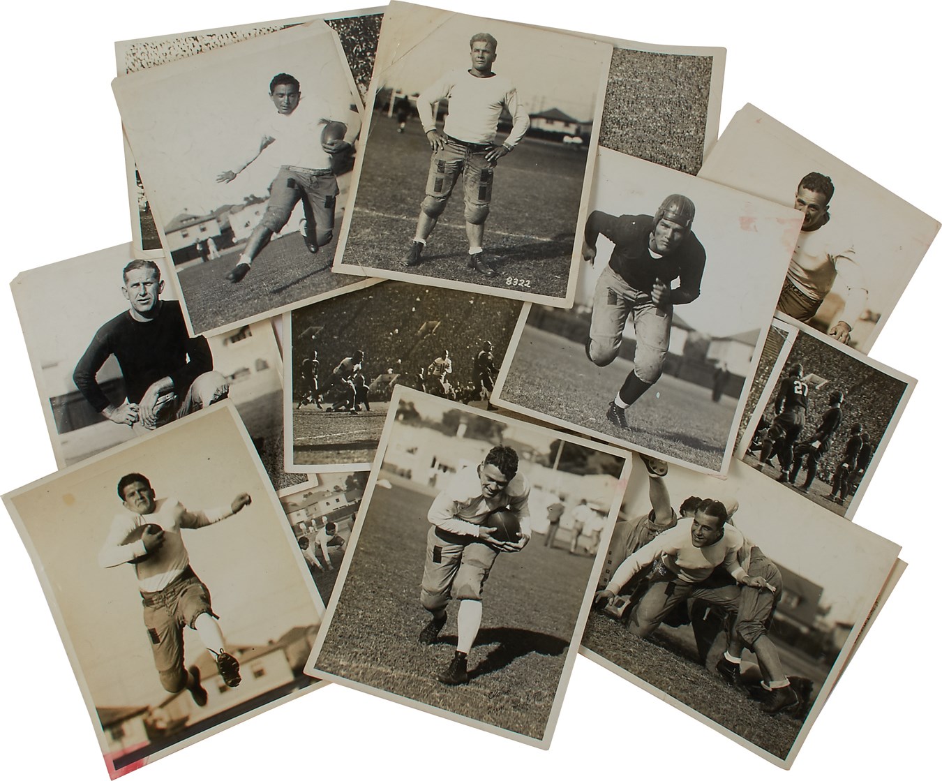 Sports Vintage Photography - 1928-29 USC National Champions Type I Photographs (15)