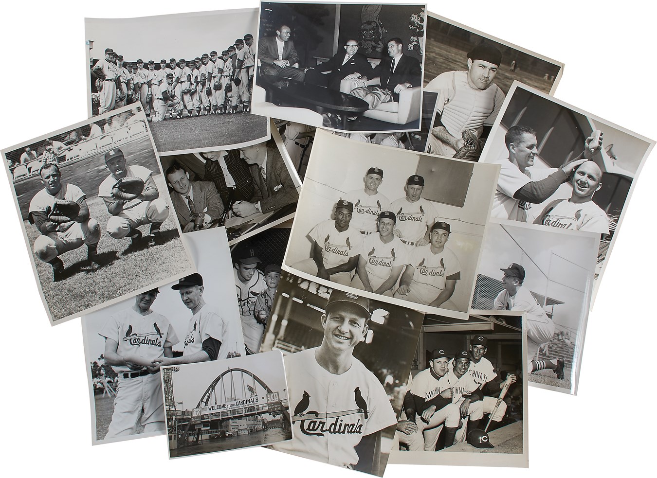 St. Louis Cardinals - Fabulous Team-Signed Baseballs, Autographs & Type I Photos from MLer Hal Smith (54)