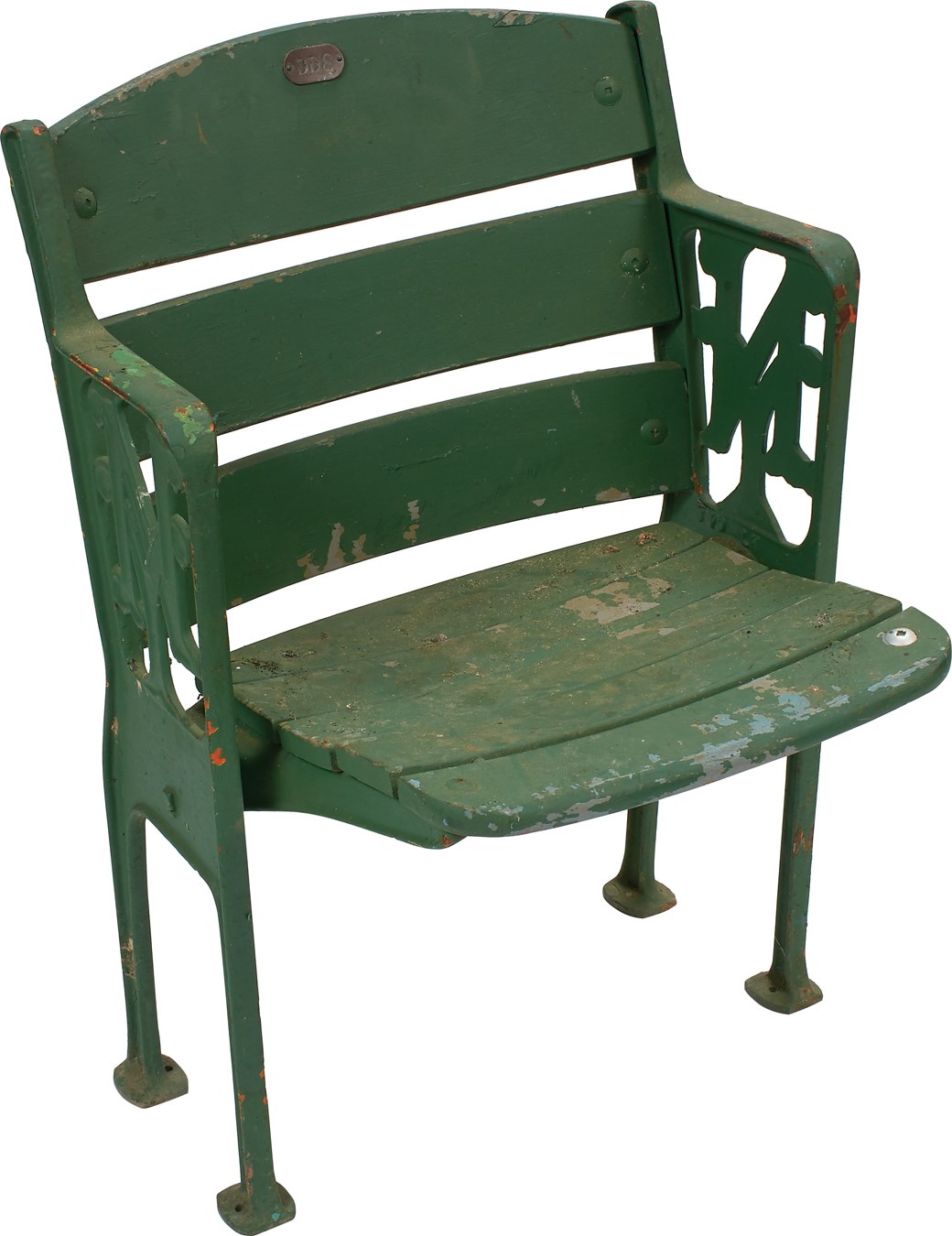 Stadium Artifacts - Polo Grounds Seat with Double Figural Sides