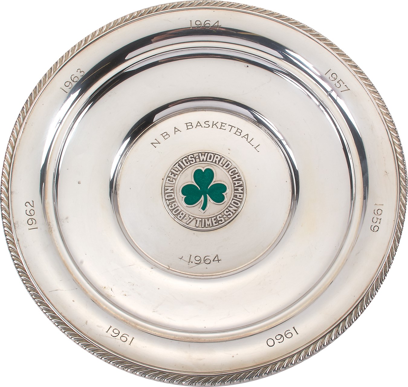 The Frank Ramsey Boston Celtics Basketball Collect - 1964 Boston Celtics 7 Times World Champions Award Presented to Frank Ramsey