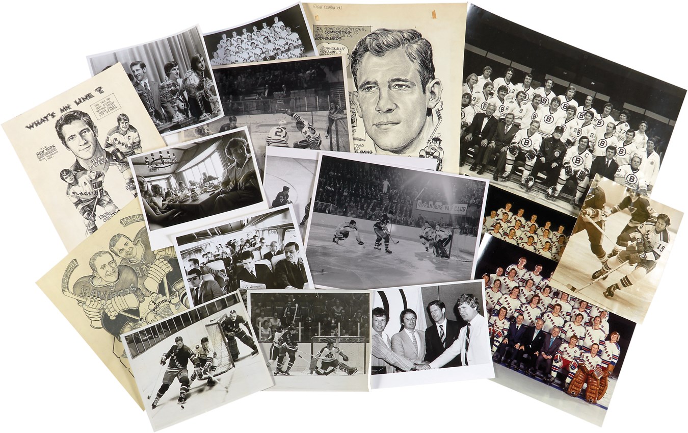 The Great Jean Ratelle Hockey Collection - Jean Ratelle Original Art, News & Presentation Photos (45)