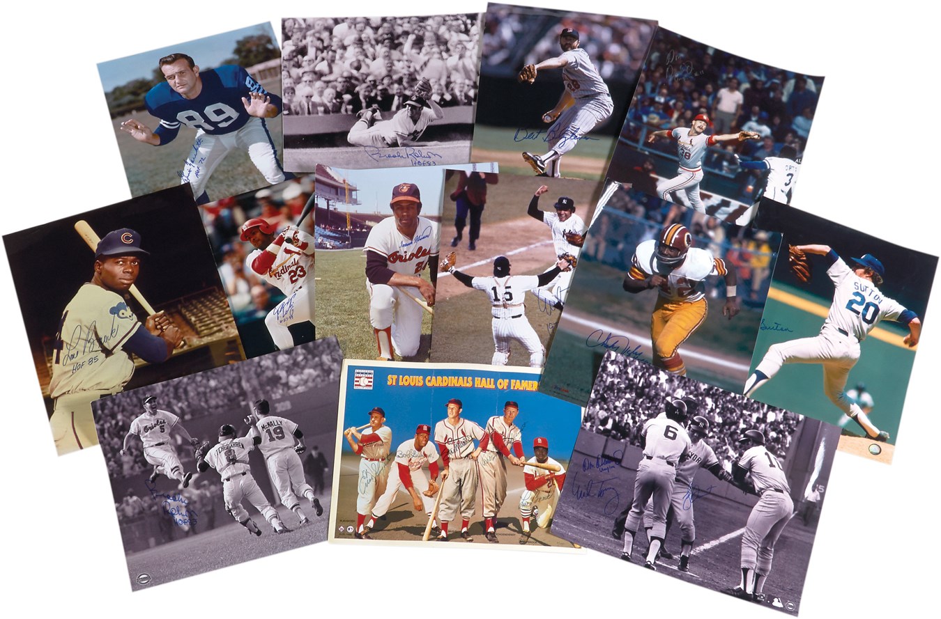 The Mike Shannon St. Louis Cardinals Collection - Signed 16x20" Photo Collection with Cardinals Hall of Famers (13)