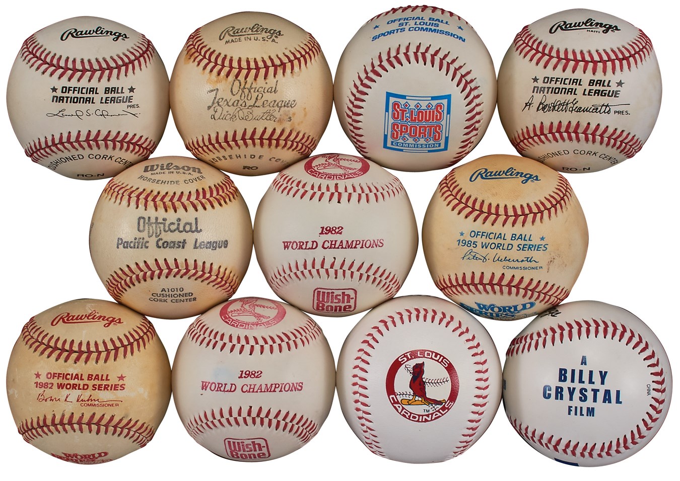 The Mike Shannon St. Louis Cardinals Collection - Collection of Unsigned Baseballs (117)