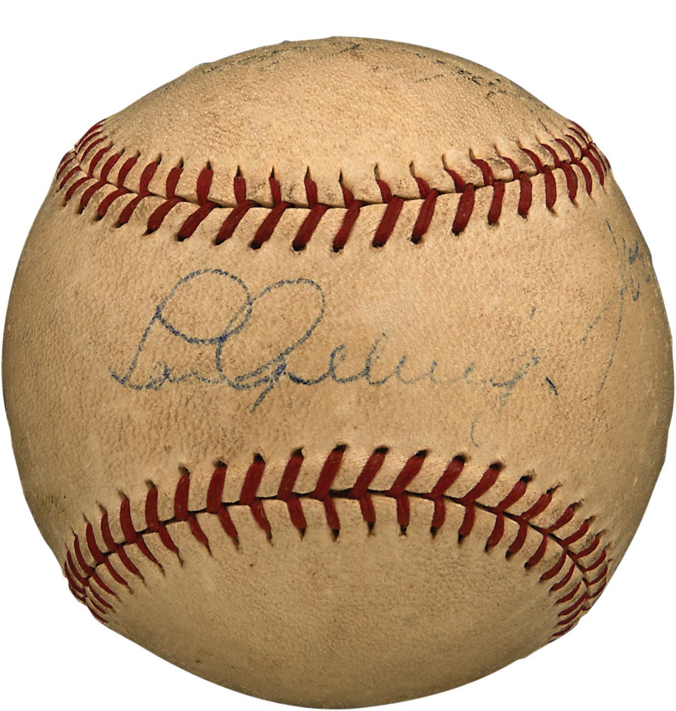 NY Yankees, Giants & Mets - 1934-35 Lou Gehrig & Joe McCarthy Multi-Signed Official A.L Harridge Baseball (PSA)