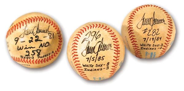 Game Used Baseballs - Tom Seaver Wins Game Used Baseball Collection (3)