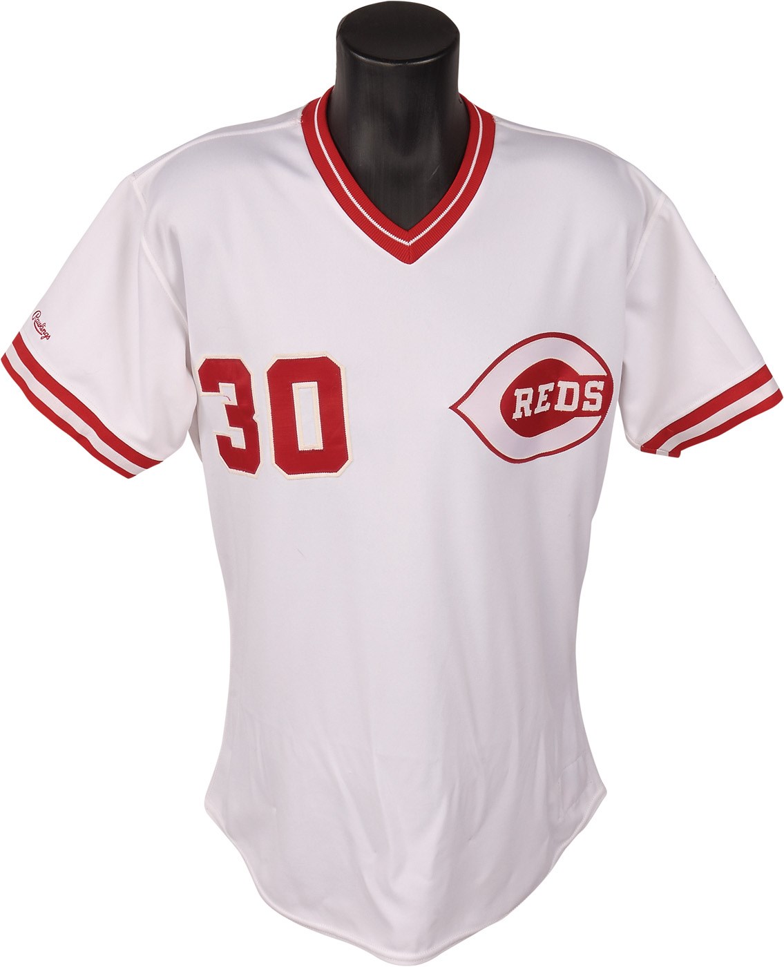 Pete Rose & Cincinnati Reds - 1988 Ken Griffey Sr. Cincinnati Reds Game Worn Jersey w/All Star Patch (Photo-Matched)